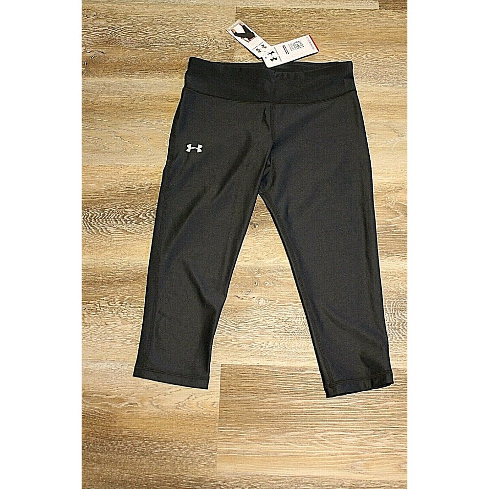NWT Under Armour Heat Gear Compression Capri Womens Small